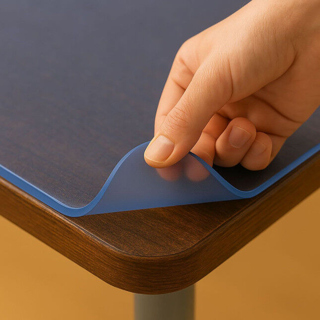 close-up cutting mat on school desk