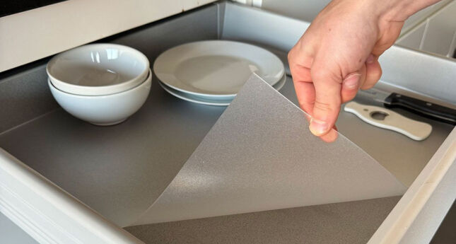 Cabinet, drawer and shelf liners