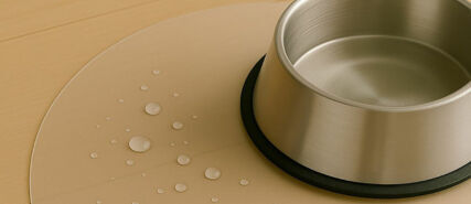 Floor protection water bowl